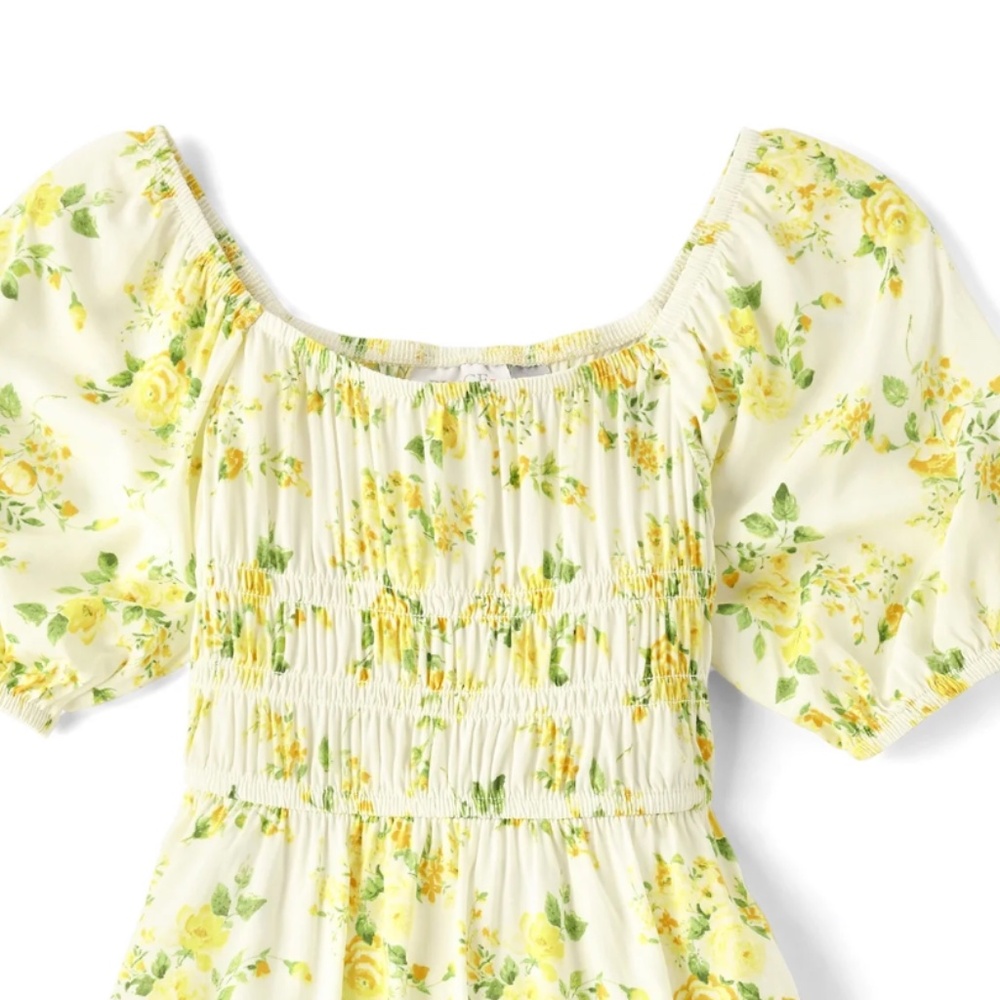 The Children’s Place Girls Floral Print Ruffle Dress Size Medium (7-8) NWT - Picture 2 of 5